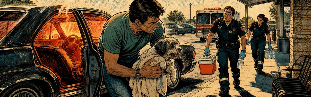 Child or pet in a hot car