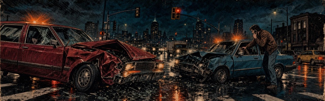 In a car accident